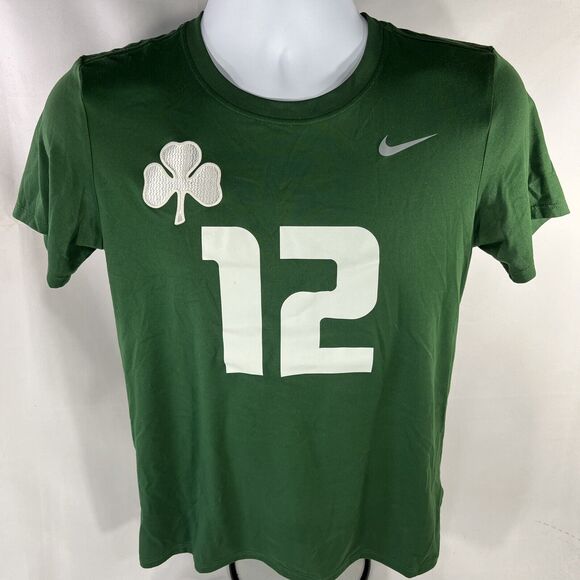 NIKE PANATHINAIKOS SOCCER JERSEY SHIRT SMALL GREEN #12 SUMMER 2023 SHORT SLEEVE - Picture 1 of 12